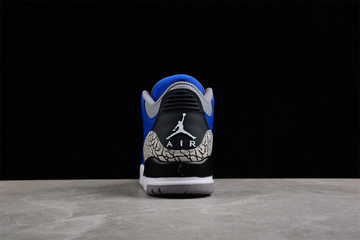Air Jordan 3 Cement Blue and white