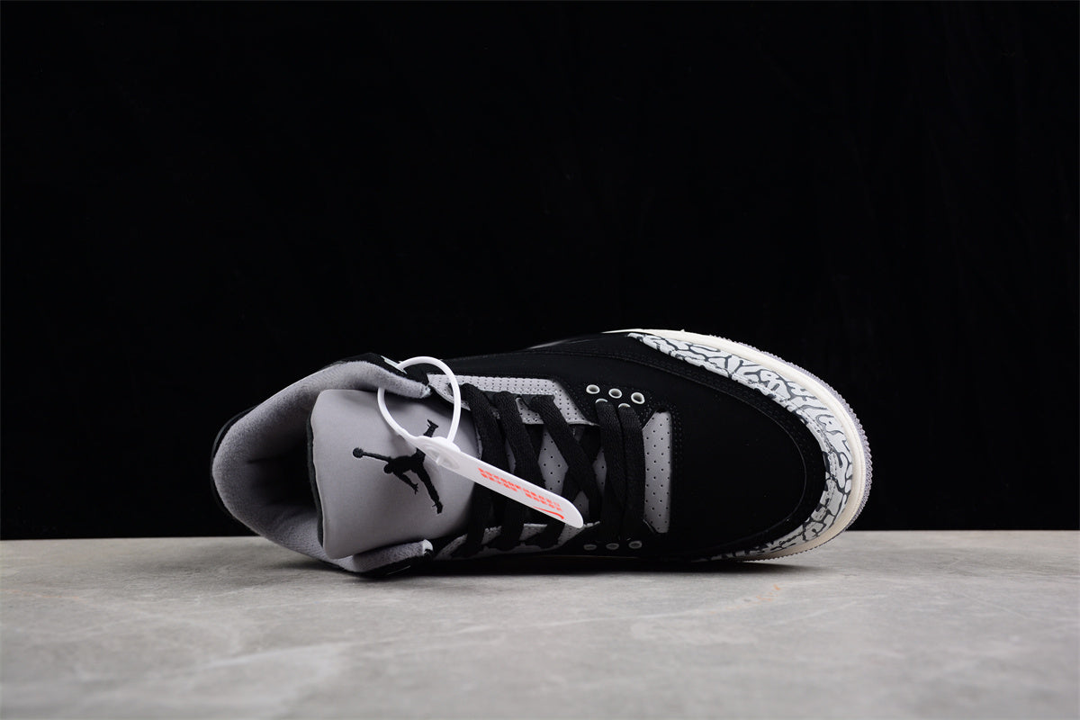 Air Jordan 3 Black White Ciment
