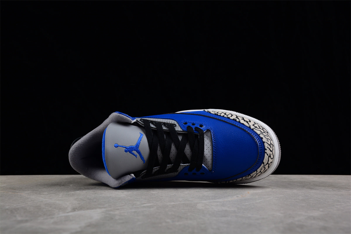 Air Jordan 3 Cement Blue and white
