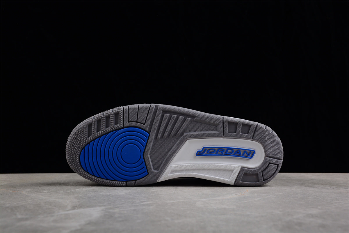 Air Jordan 3 Cement Blue and white