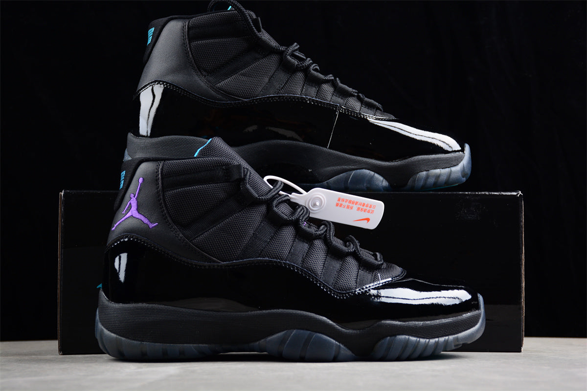 Air Jordan 11 Black Gamma blue