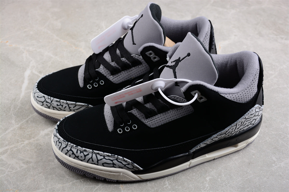 Air Jordan 3 Black White Ciment