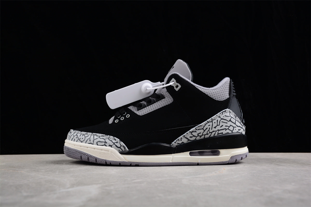 Air Jordan 3 Black White Ciment