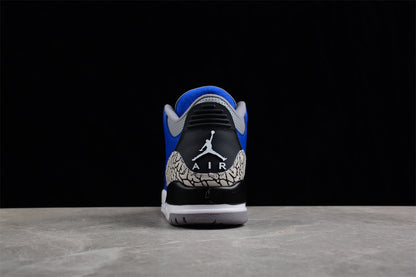 Air Jordan 3 Cement Blue and white