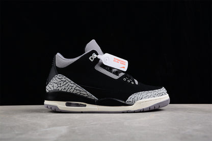 Air Jordan 3 Black White Ciment