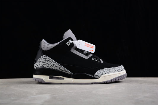 Air Jordan 3 Black White Ciment