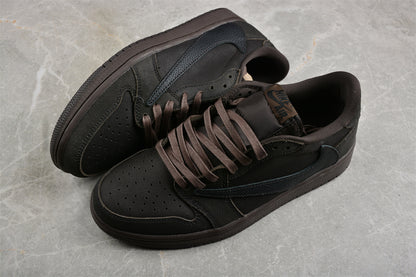 Travis Scott x Air Jordan 1 Low OG Velvet Brown