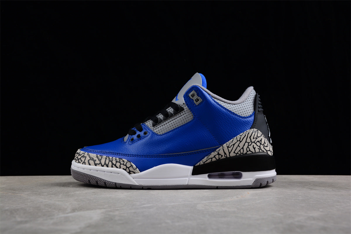 Air Jordan 3 Cement Blue and white
