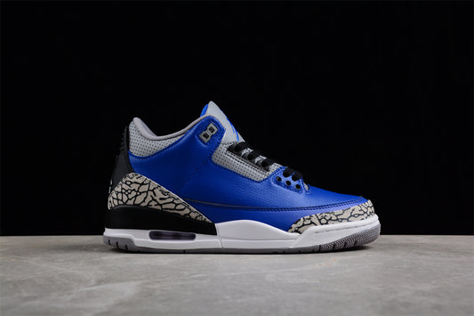 Air Jordan 3 Cement Blue and white